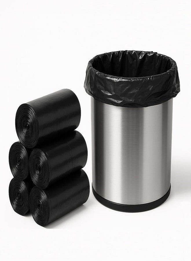 Kmils Garbage Bags for Dustbin Medium Size - Leak-Proof, Tear-Resistant, Disposable Trash Bags for Home, Kitchen, Office | 19 x 21 Inches (30 Bags x 5 Rolls) - Image 1